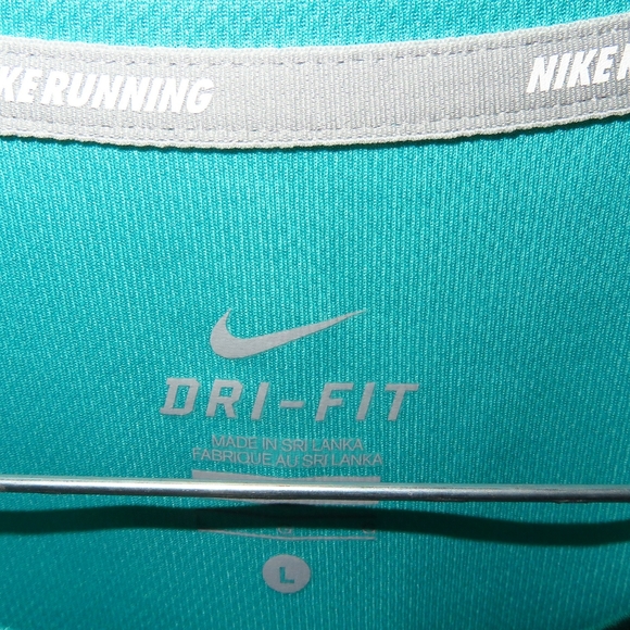 2pc Teal & Gray Nike Dri-Fit T-Shirt & Skort Set Size L - Picture 4 of 5
